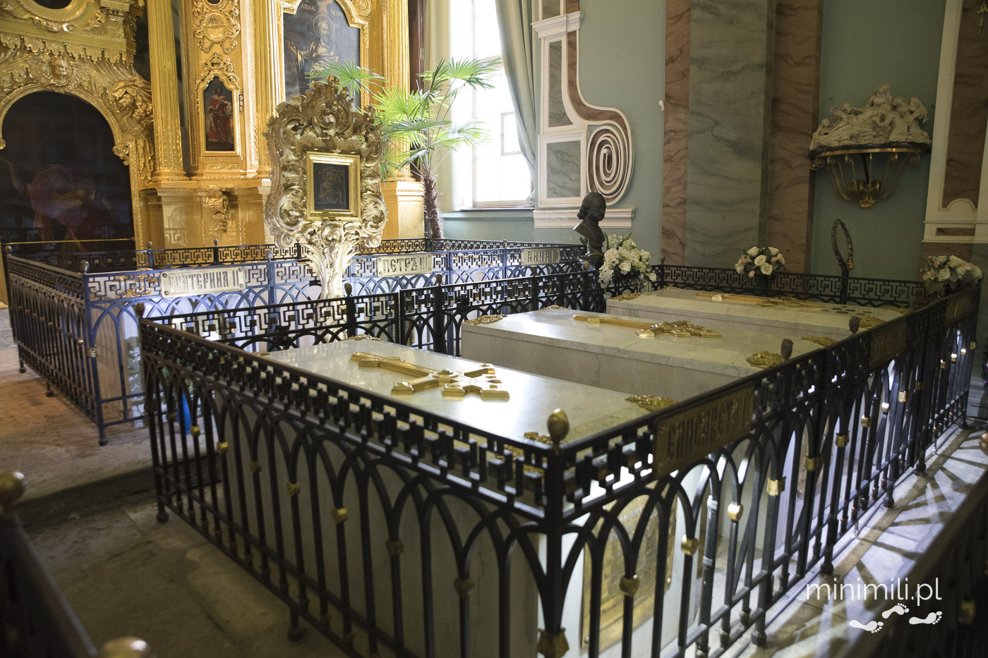 Sarkofagi carów w Soborze Piotra i Pawła