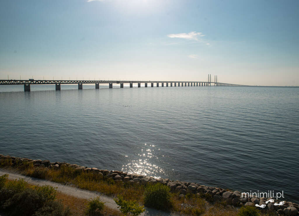 Most Øresund łączący Danię i Szwecję widziany od strony Malmo