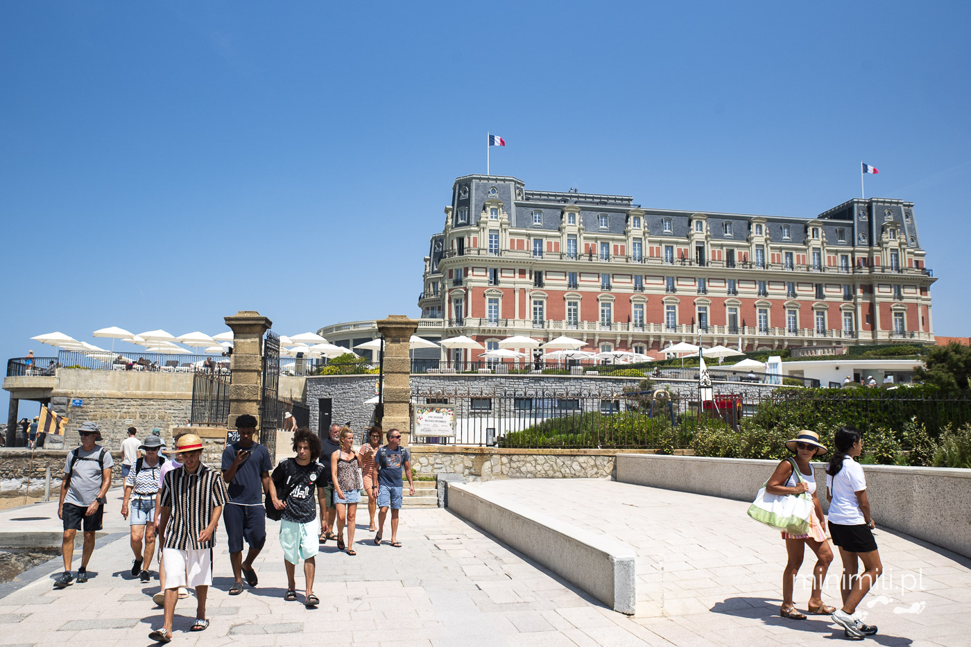 Hotel du Palais w Biarritz – dawna rezydencja cesarzowej Eugenii