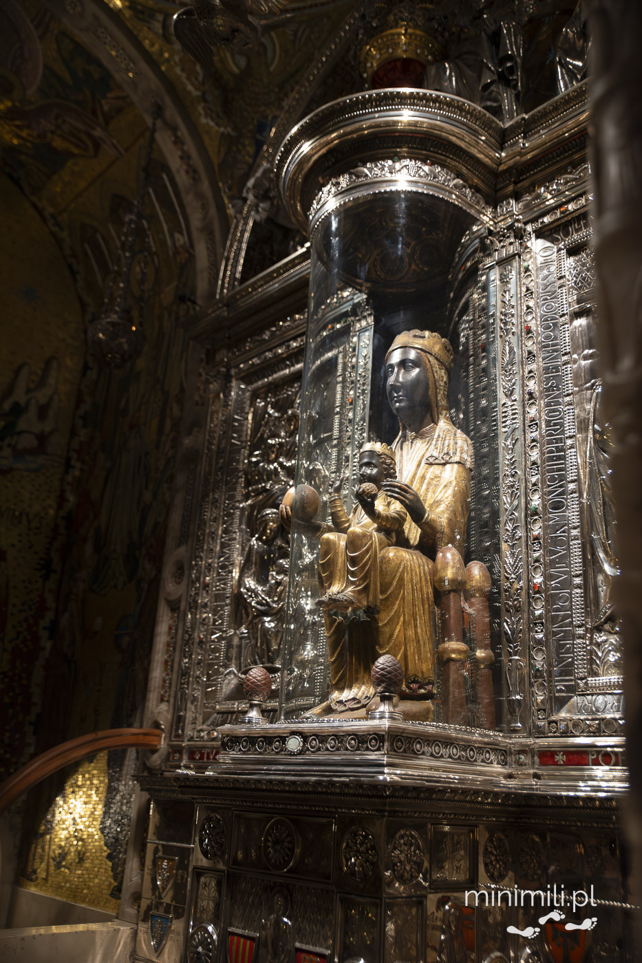 Figura Czarnej Madonny w Montserrat